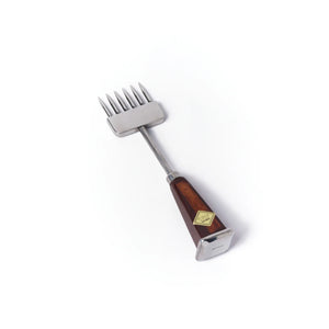 6-Prong Ice Pick with Diamond-Formed Plywood Weight Long 8" - YAMACHU-Barware-YAMACHU-SANTOKU NYC