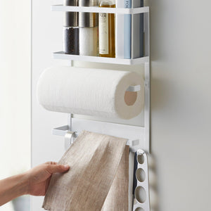 Magnetic Kitchen Organizer, Steel - Yamazaki Home-Magnetic Organizer-Yamazaki Home-SANTOKU NYC