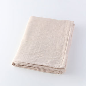 Marshmallow Gauze® Throw - UCHINO-Home decor-UCHINO-78" × 54.6"-Beige-SANTOKU NYC