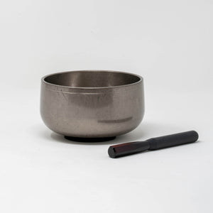 Musourin Orin Japanese Singing Bowl Oboro Silver Finish 4.76 in – KYUJO-Hand Bells-Kyujo-SANTOKU NYC