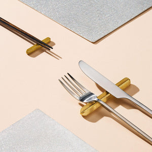 Ordi Brass Cutlery Rest Set of 2 - NAGAE+-Cutlery Rest-NAGAE+-SANTOKU NYC