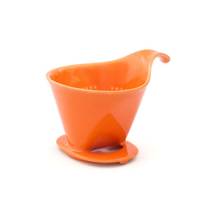 BEE HOUSE Pour-Over Ceramic Coffee Dripper Size #2-#4 - ZERO JAPAN-Coffee & Tea-ZERO JAPAN-Tangerine-SANTOKU NYC