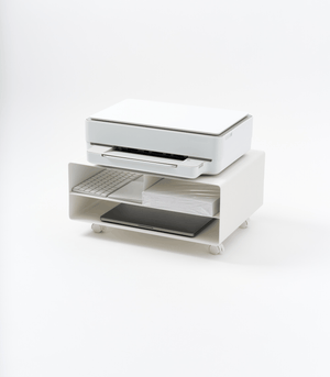 Rolling Printer Stand, Steel - Yamazaki Home-Printer Stand-Yamazaki Home-SANTOKU NYC