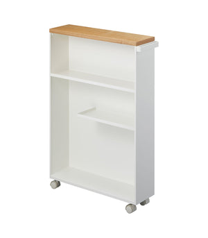 Rolling Storage Cart - Yamazaki Home-Rolling Carts-Yamazaki Home-White-SANTOKU NYC