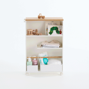 Rolling Storage Cart - Yamazaki Home-Rolling Carts-Yamazaki Home-SANTOKU NYC