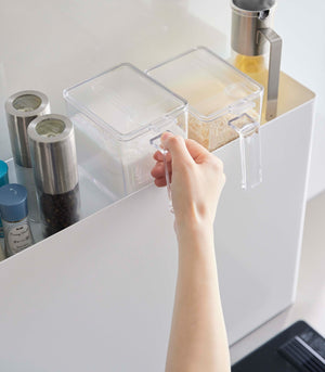 Sliding Drawer Seasoning Rack, Steel - Yamazaki Home-Kitchen Organizer-Yamazaki Home-SANTOKU NYC