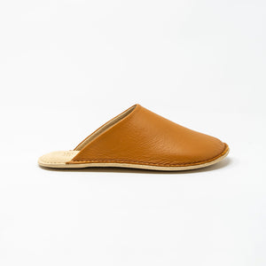 Smooth Leather Room Slippers - Reela-slippers-Reela-SANTOKU NYC