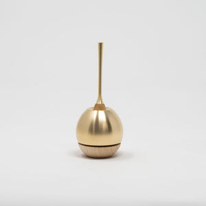 Sotto Orin Bell ‘Cherin’ with Wood Base - Seo Seisakusho-Bells-Seo Seisakusho-Gold-SANTOKU NYC