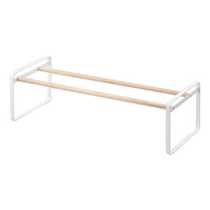 Stackable Shoe Rack H 7", Steel - Yamazaki Home-Shoe Rack-Yamazaki Home-SANTOKU NYC