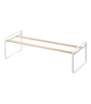 Stackable Shoe Rack H 7", Steel - Yamazaki Home-Shoe Rack-Yamazaki Home-SANTOKU NYC