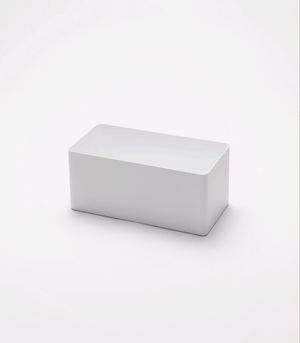 Steel & Wood Rectangle Tissue Box Cover - Yamazaki Home-Tissue Case-Yamazaki Home-SANTOKU NYC