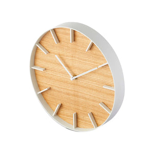 Steel & Wood Wall Clock - Yamazaki Home-Wall Clock-Yamazaki Home-SANTOKU NYC
