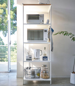 Storage Rack: Three Sizes, Steel - Yamazaki Home-Shelving-Yamazaki Home-SANTOKU NYC