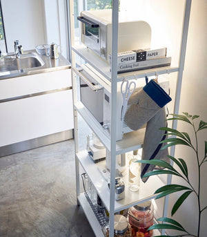 Storage Rack: Three Sizes, Steel - Yamazaki Home-Shelving-Yamazaki Home-SANTOKU NYC