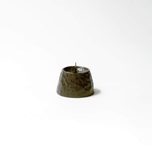 Round Candle Holder Dark Brown - Sumitani Saburo Shouten-Candle Holder-Sumitani Saburo Shouten-SANTOKU NYC