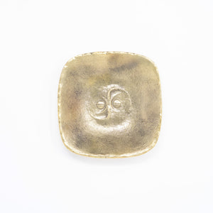 Brass Owl Tray - Sumitani Saburo Shouten-Desk Organizer-Sumitani Saburo Shouten-SANTOKU NYC
