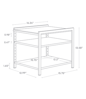 Three-Tier Cabinet Storage Rack 14" H, Steel - Yamazaki Home-Shelving-Yamazaki Home-SANTOKU NYC