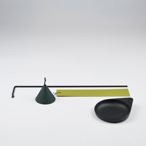 Triangle Tabletop Cast Iron Wind Chime - Chushin Kobo-Bells-Chushin Kobo-SANTOKU NYC