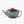 TWO TONE Heat-Resistant Glass Teapot - amabro-Tea & Coffee Ware-amabro-Amber x Gray-SANTOKU NYC