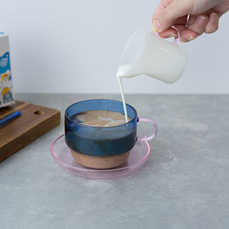 TWO TONE Heat-Resistant Milk Pitcher - amabro-Milk Pitcher-amabro-SANTOKU NYC