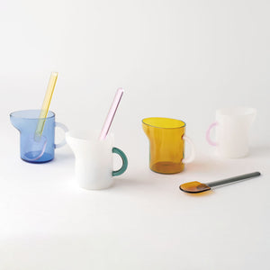TWO TONE Heat-Resistant Milk Pitcher - amabro-Milk Pitcher-amabro-SANTOKU NYC