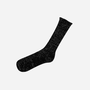 Unisex Hemp Cotton Ribbed Socks - NISHIGUCHI-Socks-NISHIGUCHI-Black-S-SANTOKU NYC