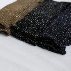 Unisex Hemp Cotton Ribbed Socks - NISHIGUCHI-Socks-NISHIGUCHI-SANTOKU NYC