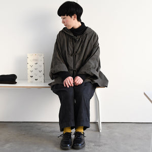 Unisex Linen Ribbed Socks - NISHIGUCHI-Socks-NISHIGUCHI-SANTOKU NYC