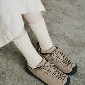 Unisex Recycled Wool & Cotton Boot Socks - NISHIGUCHI-Socks-NISHIGUCHI-SANTOKU NYC