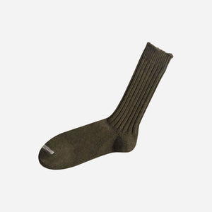 Unisex Wool Ribbed Socks - NISHIGUCHI-Socks-SANTOKU NYC