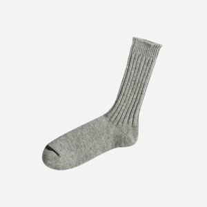 Unisex Wool Ribbed Socks - NISHIGUCHI-Socks-SANTOKU NYC