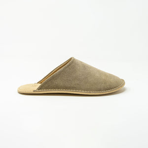 Velour Leather Room Slippers - Reela-slippers-Reela-SANTOKU NYC
