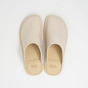 Waxed Leather Room Slippers - Reela-slippers-Reela-M (US Mens 6–7・US Womens 7.5–8.5)-SANTOKU NYC