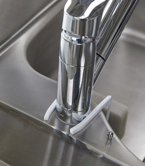 Faucet-Hanging Sponge Holder - Two Sizes - Steel-Sponge Holder-Yamazaki Home-SANTOKU NYC