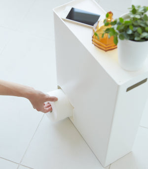 Toilet Paper Stocker, Steel - Yamazaki Home-Toilet Paper Stocker-Yamazaki Home-SANTOKU NYC