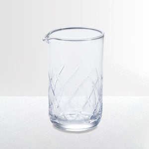 Diamond Cut Seamless Mixing Glass 600 ml - M-TAKA-Barware-M-TAKA-SANTOKU NYC
