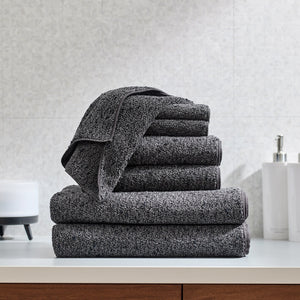 Charcoal Towel - UCHINO-Home & Wellness-UCHINO-Black-Bath Towel: 28 × 55 in-SANTOKU NYC