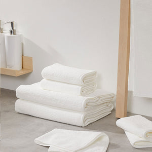 Horizontal Ridge Pile - UCHINO-Home & Wellness-UCHINO-Wash Cloth: 13 × 16 in (34 × 40cm)-santoku nyc